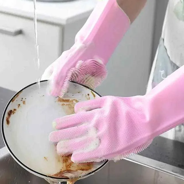 Gant lave vaisselle en silicone Original - ViteServi